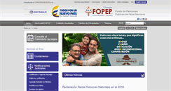Desktop Screenshot of fopep.gov.co